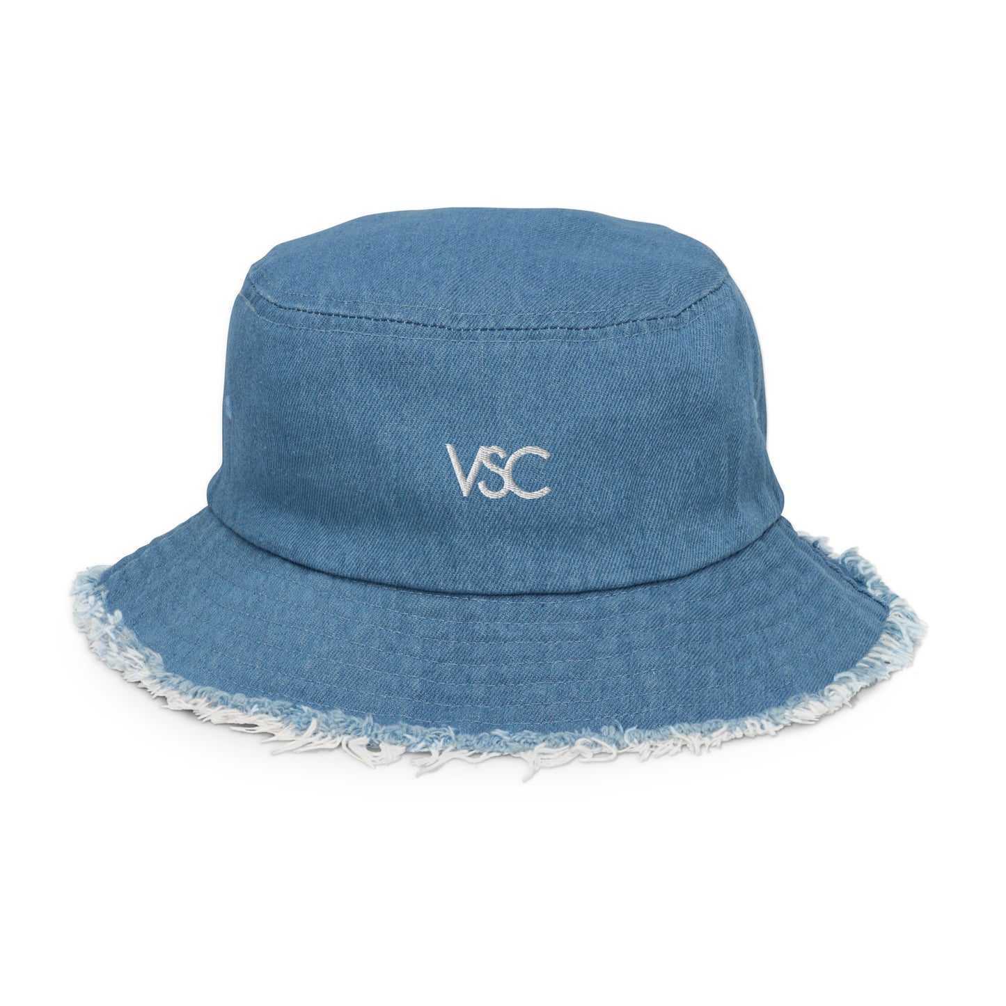 VSC Distressed denim bucket hat